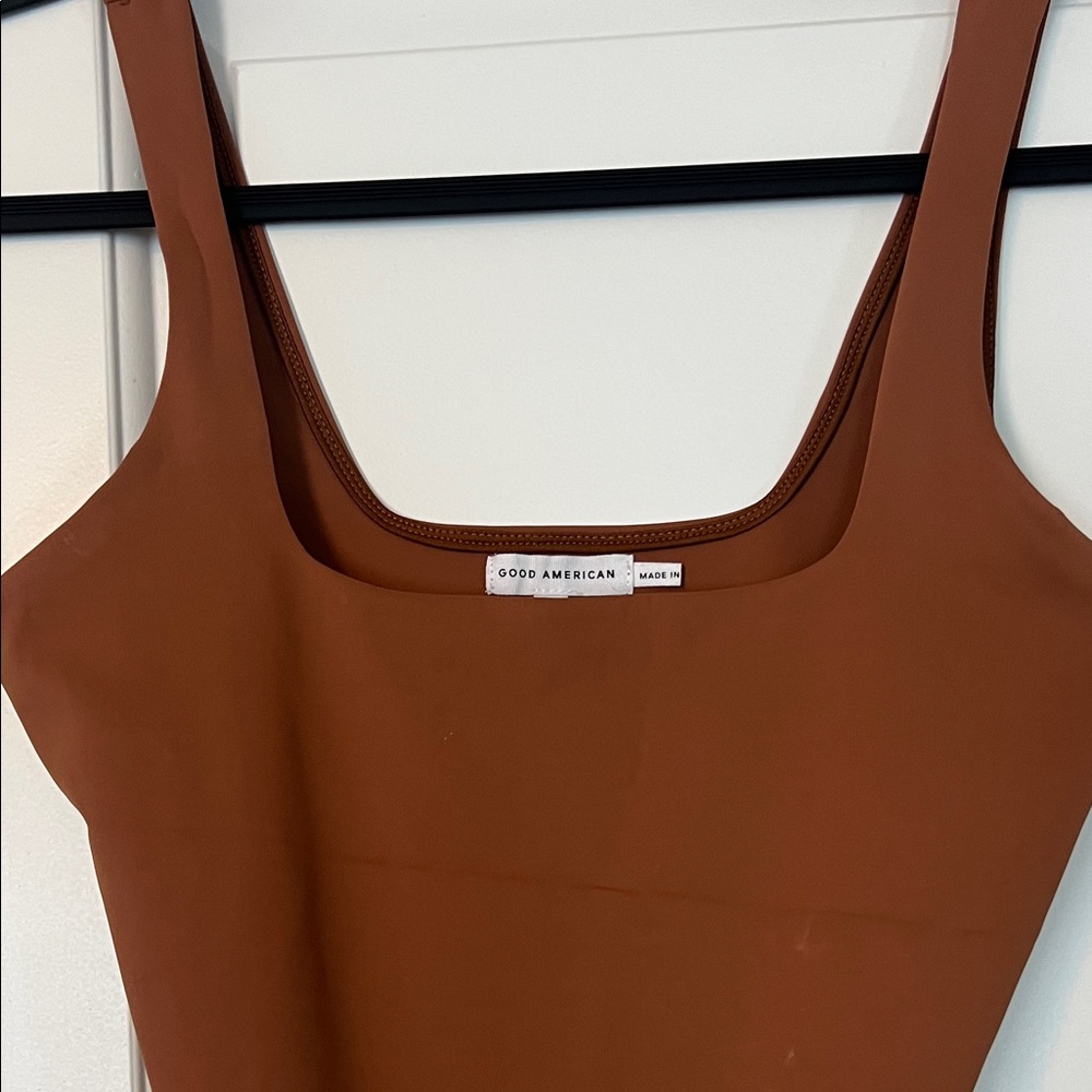 Good American Rust Tank Top